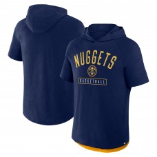 Denver Nuggets Fanatics Navy Pass Legend Raglan Hoodie T-Shirt
