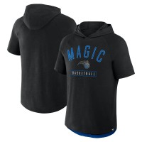 Orlando Magic Fanatics Black Pass Legend Raglan Hoodie T-Shirt