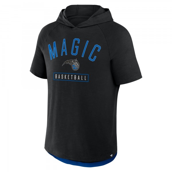 Orlando Magic Fanatics Black Pass Legend Raglan Hoodie T-Shirt