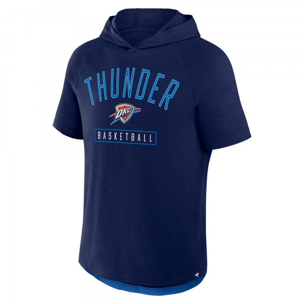Футболка Oklahoma City Thunder Athletic Navy Pass Legend Hooded