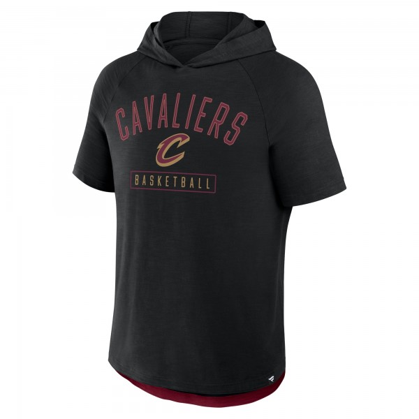 Cleveland Cavaliers Fanatics Black Pass Legend Raglan Hoodie T-Shirt