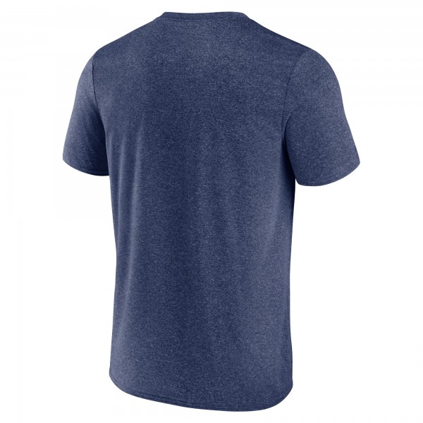 Футболка Washington Wizards Logo Athletic Heather Navy Block Practice Performance