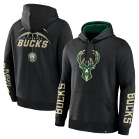 Milwaukee Bucks Fanatics Black Legacy Guard Pullover Hoodie