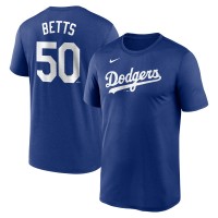 Футболка Los Angeles Dodgers Mookie Betts Nike Royal Legend Name & Number Performance