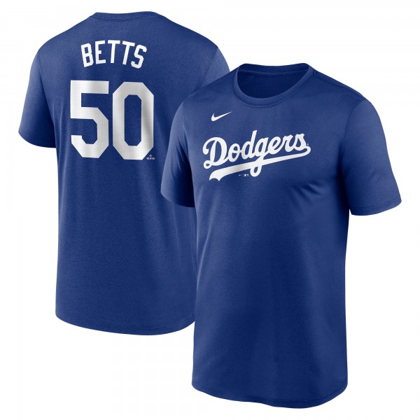 Los Angeles Dodgers Mookie Betts Nike Royal Legend Name & Number Performance T-Shirt