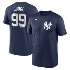 New York Yankees Aaron Judge Nike Navy Legend Name & Number Performance T-Shirt