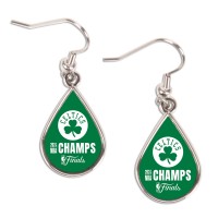 Boston Celtics WinCraft 2024 NBA Finals Champions Tear Drop Dangle Earrings