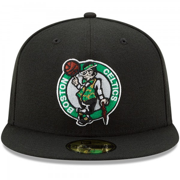 Бейсболка Boston Celtics New Era 2024 NBA Finals Champions Side Patch 59FIFTY - Black
