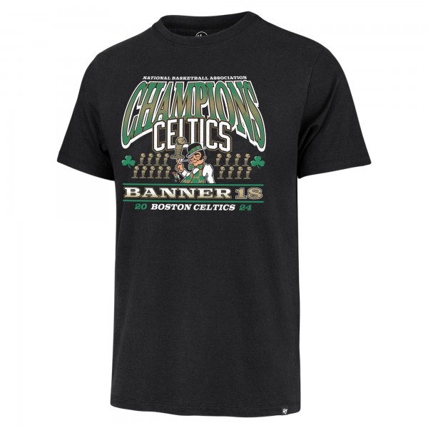 Футболка Boston Celtics 47 18-Time NBA Finals Champions Banner Franklin - Black