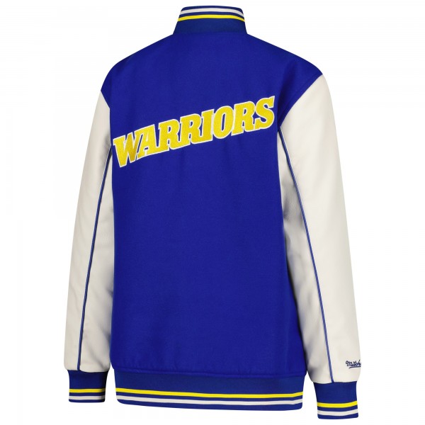 Бомбер Golden State Warriors Mitchell & Ness Youth Varsity - Royal
