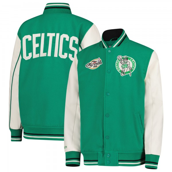 Бомбер Boston Celtics Mitchell & Ness Youth Varsity - Kelly Green