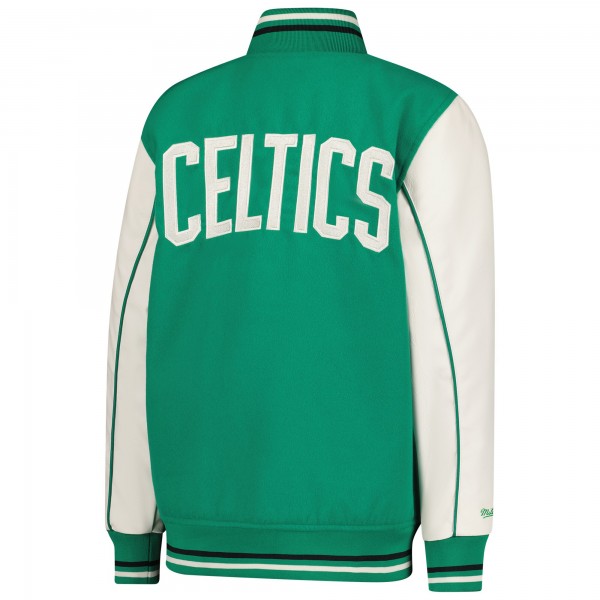 Бомбер Boston Celtics Mitchell & Ness Youth Varsity - Kelly Green