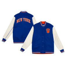 Детская куртка New York Knicks Mitchell & Ness Blue Full-Snap Varsity