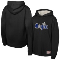 Толстовка Футболка Подростковая Orlando Magic Mitchell & Ness Black Hardwood Classics Lightweight Thermal Long Sleeve