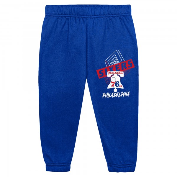 Toddler Philadelphia 76ers Mitchell & Ness Blockbuster Oversized Fleece Pant Set