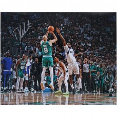 Derrick White Boston Celtics Autographed Fanatics Authentic 16 x 20 2024 NBA Finals Champions Action Photograph