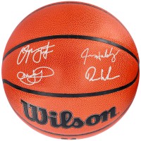 Мяч Boston Celtics 2024 NBA Finals Champions Autographed Fanatics Authentic Wilson Authentic Series Indoor/Outdoor with at least 4 Signatures - Limited Edition of 50