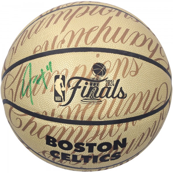 Мяч Jrue Holiday Boston Celtics Autographed Fanatics Authentic 2024 NBA Finals Champions Wilson Collector's Edition