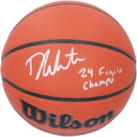 Мяч Derrick White Boston Celtics Autographed Fanatics Authentic 2024 NBA Finals Champions Wilson Authentic Series Indoor/Outdoor with '24 Finals Champs' Inscription