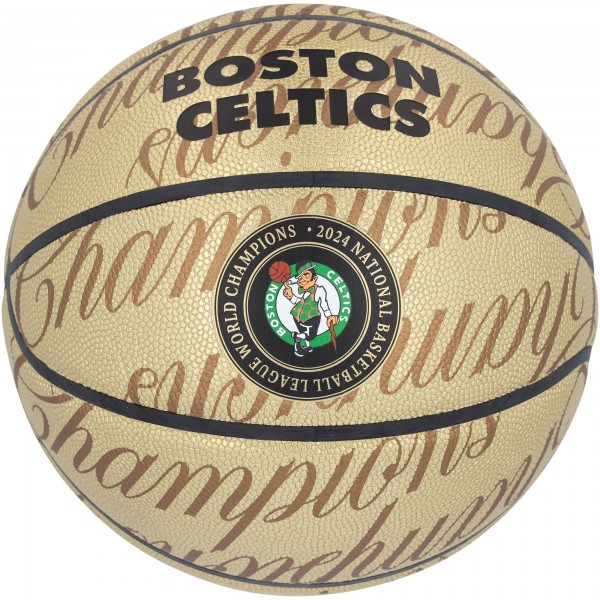 Мяч Derrick White Boston Celtics Autographed Fanatics Authentic 2024 NBA Finals Champions Wilson Collector's Edition