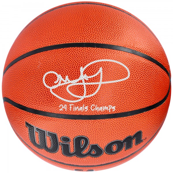 Al Horford Boston Celtics Autographed Authentic 2024 NBA Finals Champions Wilson Authentic Series Indoor/Outdoor Basketball with 24 Finals Champs Inscription