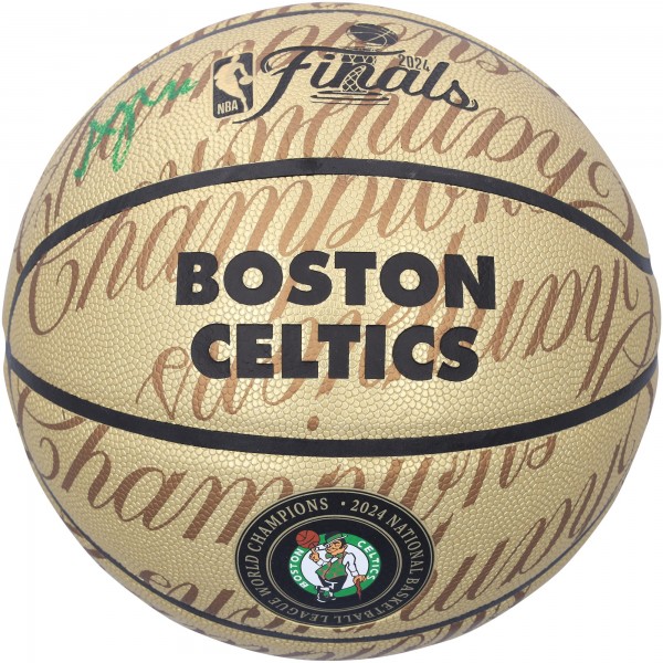 Мяч Al Horford Boston Celtics Autographed Fanatics Authentic 2024 NBA Finals Champions Wilson Collector's Edition