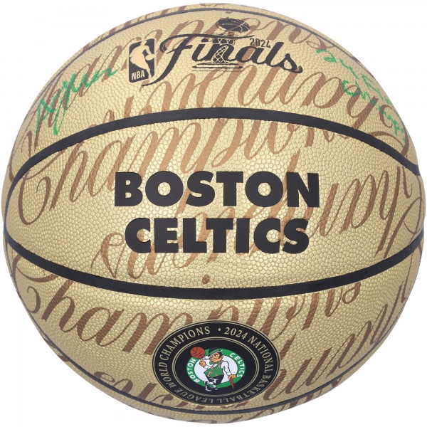 Мяч Al Horford Boston Celtics Autographed Fanatics Authentic 2024 NBA Finals Champions Wilson Collector's Edition with '24 Finals Champs' Inscription