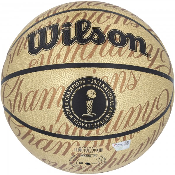 Мяч Jayson Tatum Boston Celtics Autographed Fanatics Authentic 2024 NBA Finals Champions Wilson Collector's Edition