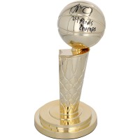 Jayson Tatum Boston Celtics Autographed Authentic 2024 NBA Finals Champions 12 Larry OBrien Replica Trophy with 24 Finals Champs Inscription