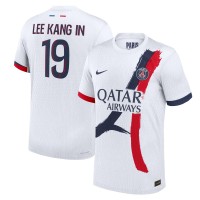 Игровая джерси Lee Kang In Paris Saint-Germain Nike 2024/25 Away Replica Player - White