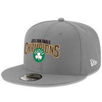 Бейсболка Boston Celtics New Era 2024 NBA Finals Champions Arched 9FIFTY - Gray