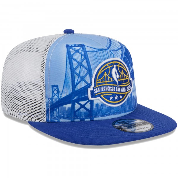 Бейсболка 2025 NBA All-Star Game New Era Scenic Golden Gate A-Frame 9FIFTY - White/Royal