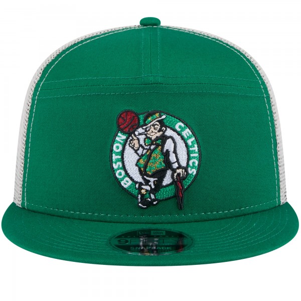 Бейсболка Boston Celtics New Era Victory Grove Split Panel 9FIFTY - Kelly Green
