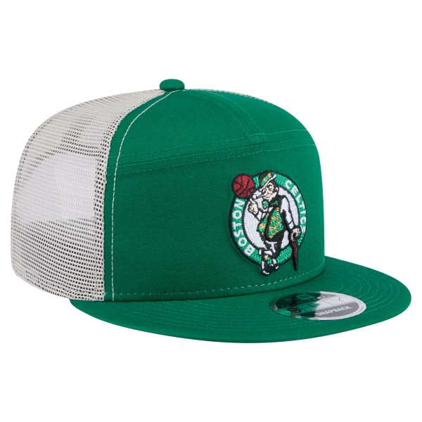 Бейсболка Boston Celtics New Era Victory Grove Split Panel 9FIFTY - Kelly Green