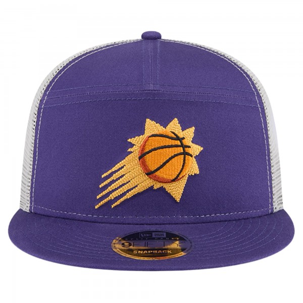 Бейсболка Phoenix Suns New Era Purple Victory Grove Split Panel 9FIFTY
