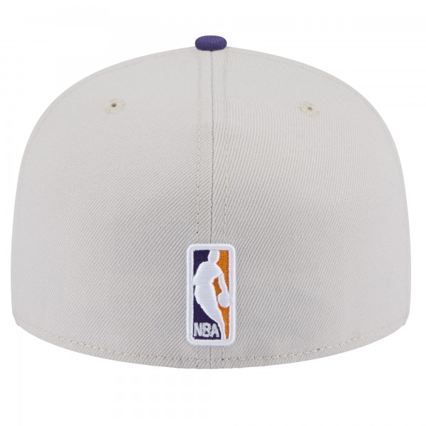 Бейсболка Phoenix Suns New Era Stone Victory Grove Vintage Sidepatch Sneaker 59FIFTY