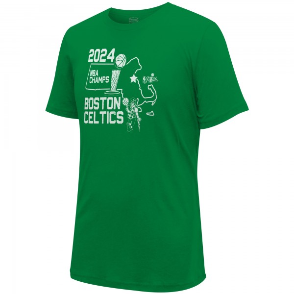 Футболка Boston Celtics Stadium Essentials 2024 NBA Finals Champions City State - Kelly Green