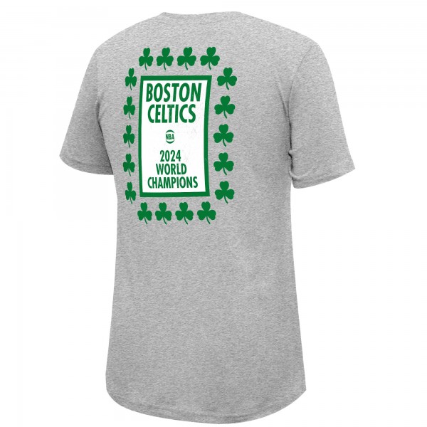 Футболка Boston Celtics Stadium Essentials 18-Time NBA Finals Champions Banner 18 Forever - Heather Gray