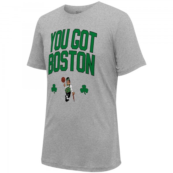 Футболка Boston Celtics Stadium Essentials 18-Time NBA Finals Champions We Got 18 Banners - Heather Gray