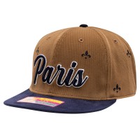 Бейсболка Paris Saint-Germain Fan Ink Male Adult Whiskey - Brown/Navy