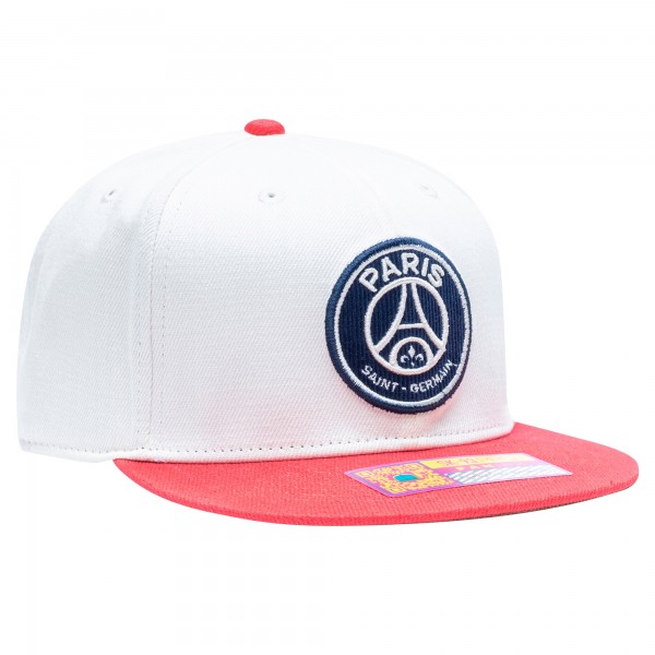 Бейсболка Paris Saint-Germain Fan Ink Evolve - White/Red