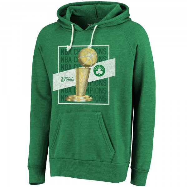 Толстовка Boston Celtics Majestic Threads 2024 NBA Finals Champions Pocket Tri-Blend – Kelly Green