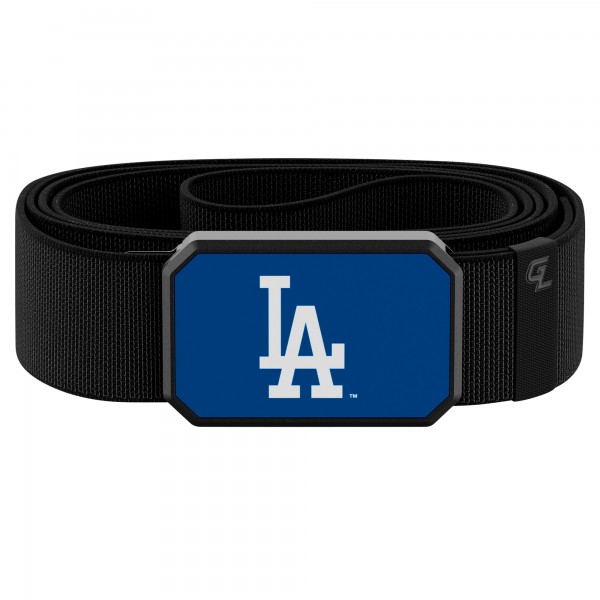 Los Angeles Dodgers Groove Life Black Belt with Team Color Buckle