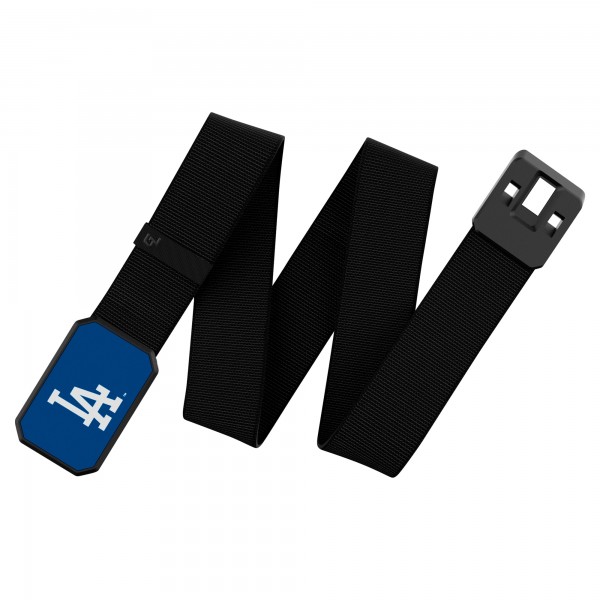 Los Angeles Dodgers Groove Life Black Belt with Team Color Buckle