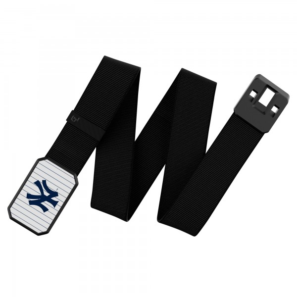New York Yankees Groove Life Black Belt with Team Color Buckle