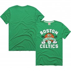 Футболка Boston Celtics Homage Unisex 18-Time NBA Finals Champions Tri-Blend - Heather Kelly Green