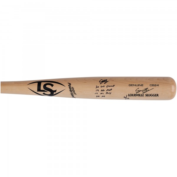 Cody Bellinger Los Angeles Dodgers Autographed Fanatics Authentic Louisville Slugger Game CB24 Model Bat with LAD Career Inscriptions - Limited Edition of 10