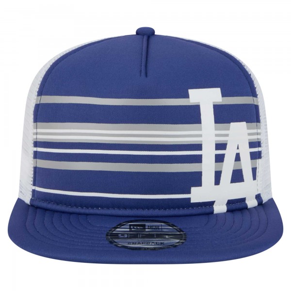Бейсболка Los Angeles Dodgers New Era Royal 9FIFTY A-Frame Trucker Snapback