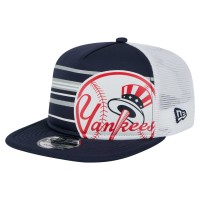 Бейсболка New York Yankees New Era Navy 9FIFTY A-Frame Trucker Snapback