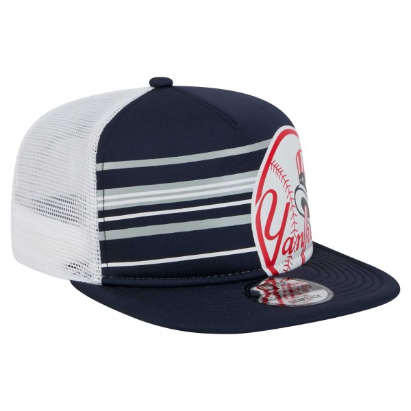 Бейсболка New York Yankees New Era Navy 9FIFTY A-Frame Trucker Snapback